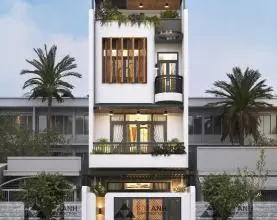 Dự án nhà phố quy mô 1 trệt, 2 lầu, 1 tum, thời gian 3,5 tháng tại Gò Vấp