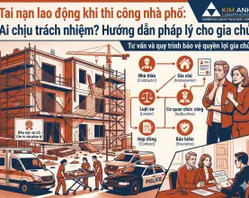 Tai nạn lao động khi thi công nhà phố: Ai chịu trách nhiệm? Hướng dẫn pháp lý cho gia chủ