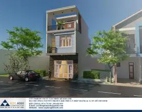 Dự án xây nhà trọn gói Bình Tân – Nhà phố 1 trệt 2 lầu tại Tân Tạo (Nhà anh Đủ)