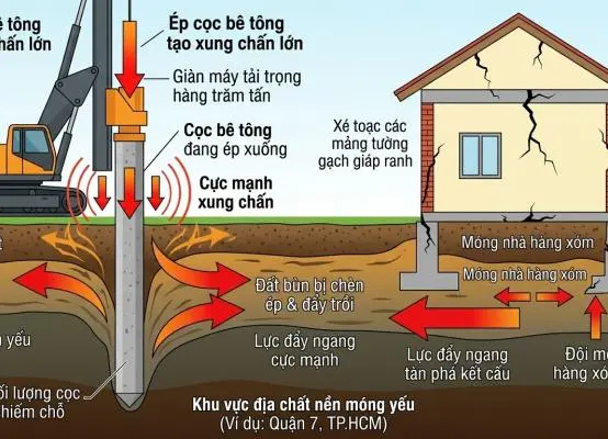 Xây nhà làm nứt tường nhà hàng xóm: Ai đền bù & cách xử lý êm đẹp