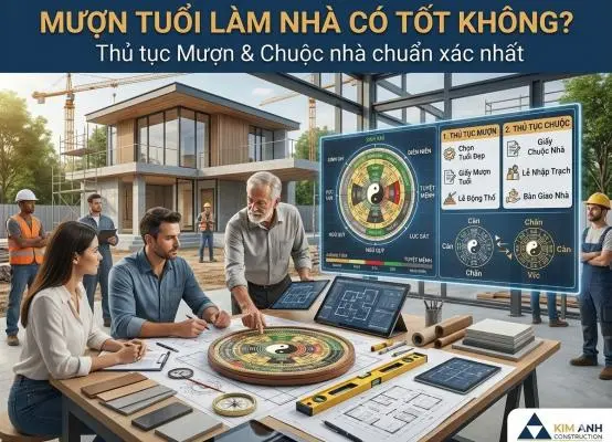 Mượn tuổi làm nhà có tốt không? Thủ tục mượn & chuộc nhà chuẩn xác nhất