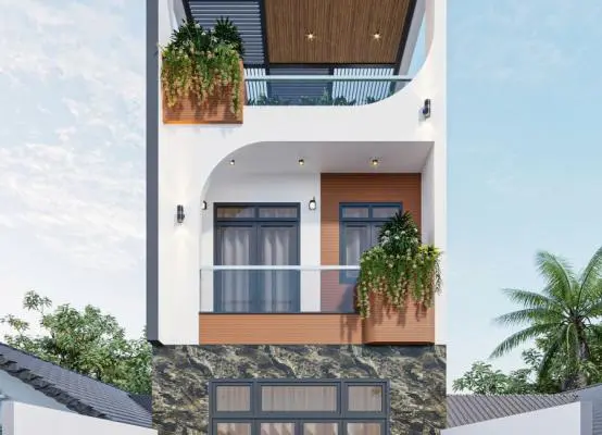 Dự án xây nhà phố 2 tầng trọn gói hiện đại tại Bình Dương