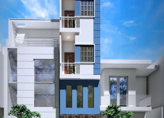 Dự án xây nhà phố 3.5 tầng trọn gói hiện đại tại Quận 4, TPHCM