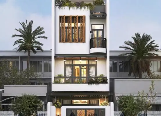 Dự án nhà phố quy mô 1 trệt, 2 lầu, 1 tum, thời gian 3,5 tháng tại Gò Vấp