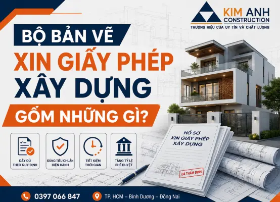 Bộ bản vẽ xin giấy phép xây dựng gồm những gì? Hướng dẫn chi tiết