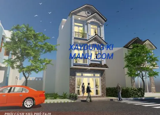 Dự án xây nhà trọn gói TP Thủ Đức – Nhà phố 1 trệt 2 lầu có tum tại Hiệp Phú (Quận 9 cũ)