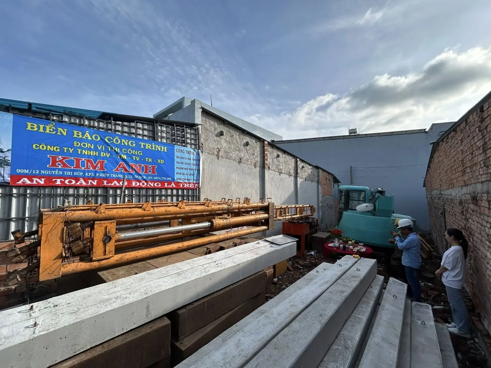 H&igrave;nh ảnh &eacute;p cọc b&ecirc; t&ocirc;ng cốt th&eacute;p dự &aacute;n