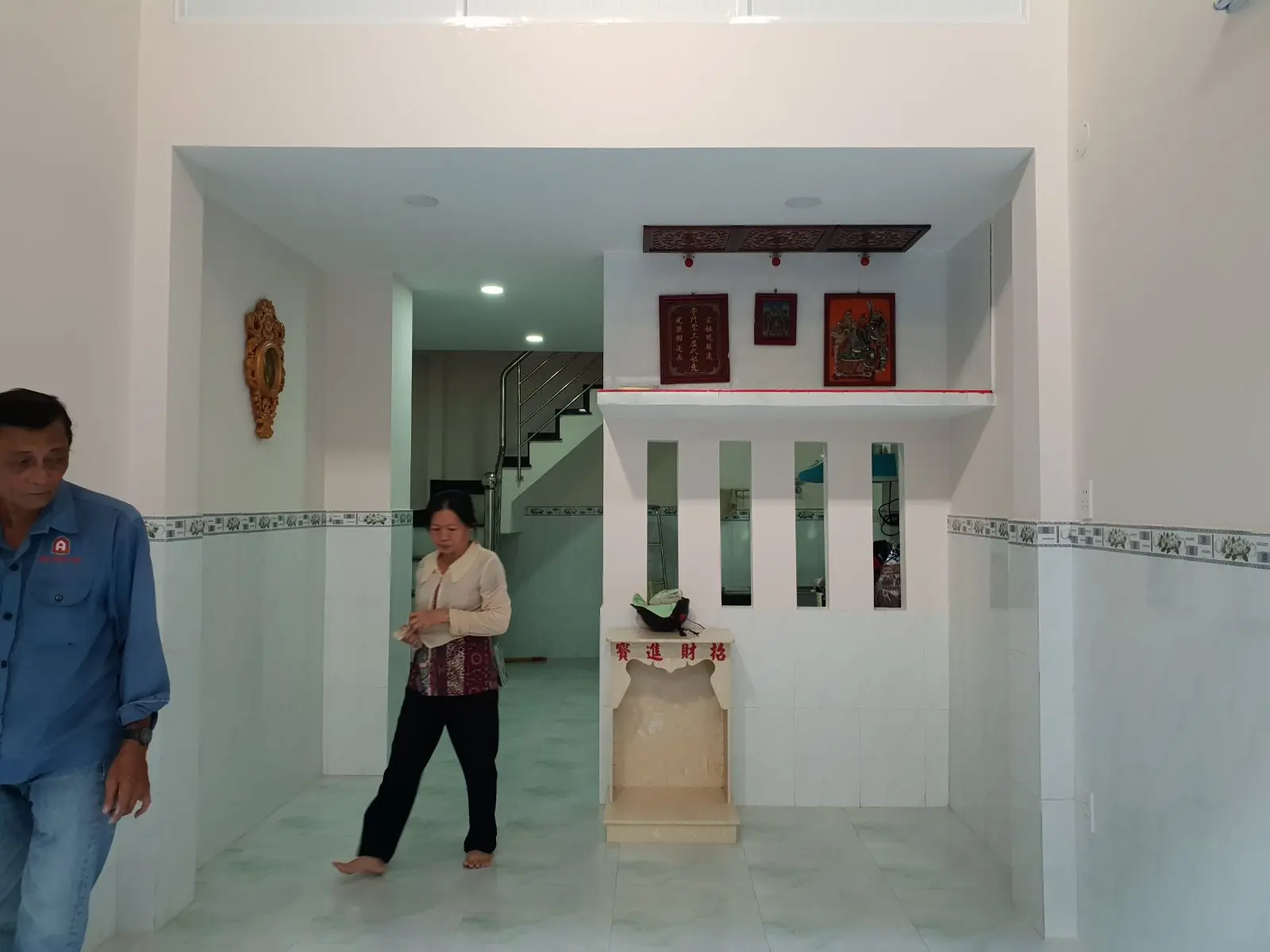 Ph&ograve;ng kh&aacute;ch tầng trệt nh&agrave; phố trọn g&oacute;i Nguyễn Đ&igrave;nh Chiểu Quận 3 sau khi b&agrave;n giao