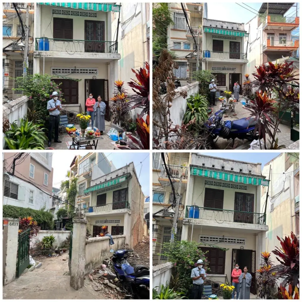 H&igrave;nh ảnh c&ocirc;ng ty Kim Anh đang thi c&ocirc;ng x&acirc;y dựng nh&agrave; tại Long An