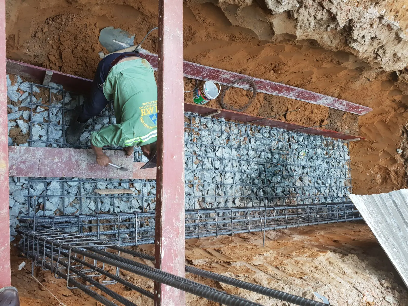 H&igrave;nh ảnh thi c&ocirc;ng nh&agrave; phố tại đường L&ecirc; Văn Khương &ndash; Hiệp Th&agrave;nh