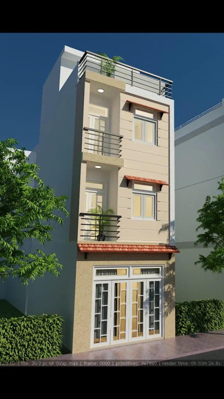 Dự &aacute;n nh&agrave; phố 1 trệt 2 lầu tại Phường 11, G&ograve; Vấp