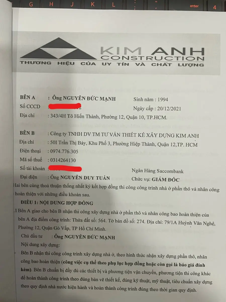 Dự &aacute;n nh&agrave; phố tại Phường 12, G&ograve; Vấp