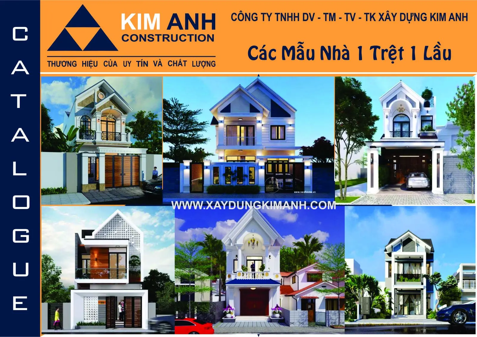 6 mẫu nhà 1 trệt 1 lầu mái Thái