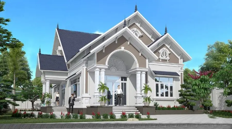 Nh&agrave; m&aacute;i Th&aacute;i mang đến tổng thể kiến tr&uacute;c thanh tho&aacute;t, c&ocirc;ng năng đầy đủ v&agrave; kh&ocirc;ng gian nội thất ấm c&uacute;ng cho cả gia đ&igrave;nh