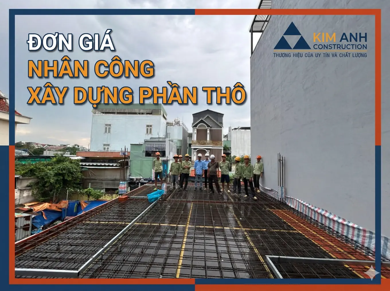đơn giá nhân công xây dựng phần thô