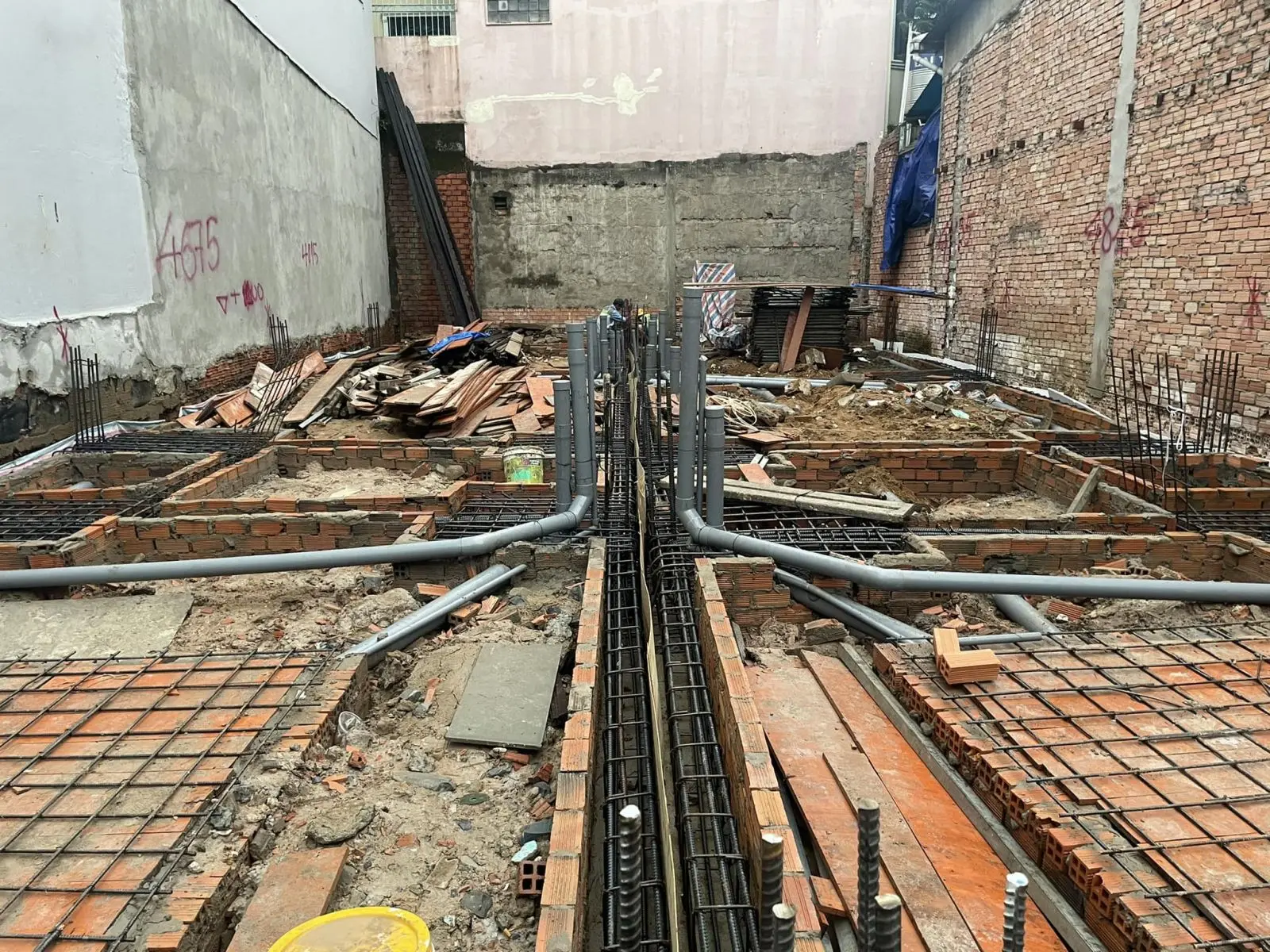 Xây Dựng Kim Anh tiến hành giai đoạn thi công móng