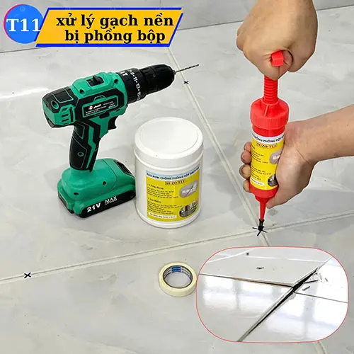 Phương ph&aacute;p ti&ecirc;m keo Epoxy