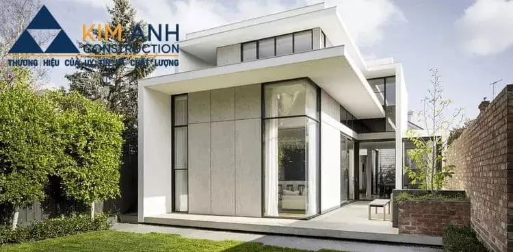 Mẫu nhà cấp 4 mái bằng hiện đại 1