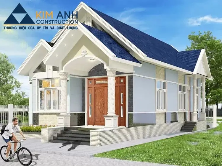 Hình ảnh mẫu nhà cấp 4 mái Thái 2