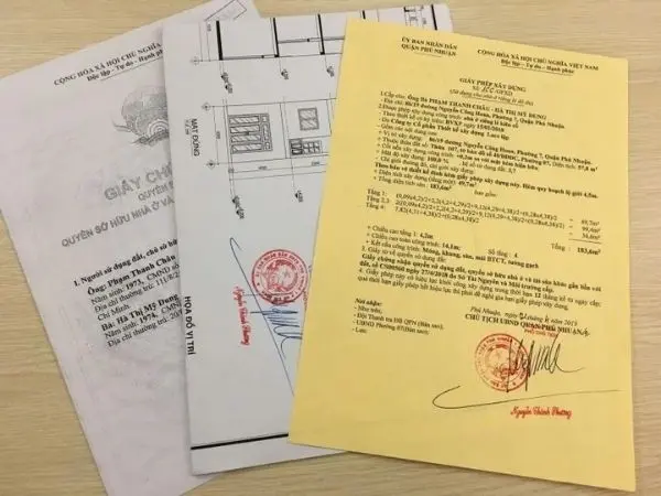 Bộ hồ sơ xin giấy ph&eacute;p x&acirc;y dựng ho&agrave;n chỉnh